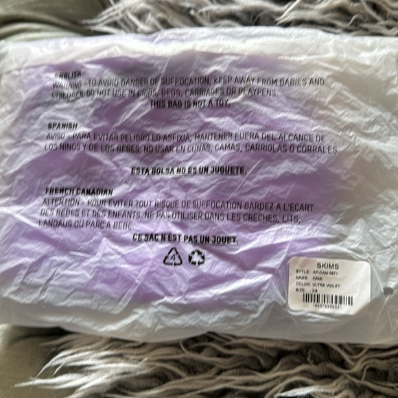 NWT SKIMS XS Strappy Cami Ultraviolet Fits Everyone - Picture 6 of 6